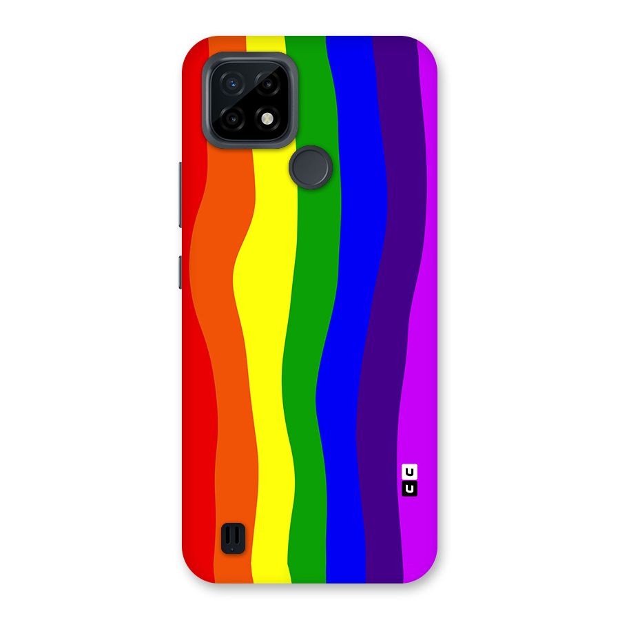 Rainbow Curves Back Case for Realme C21