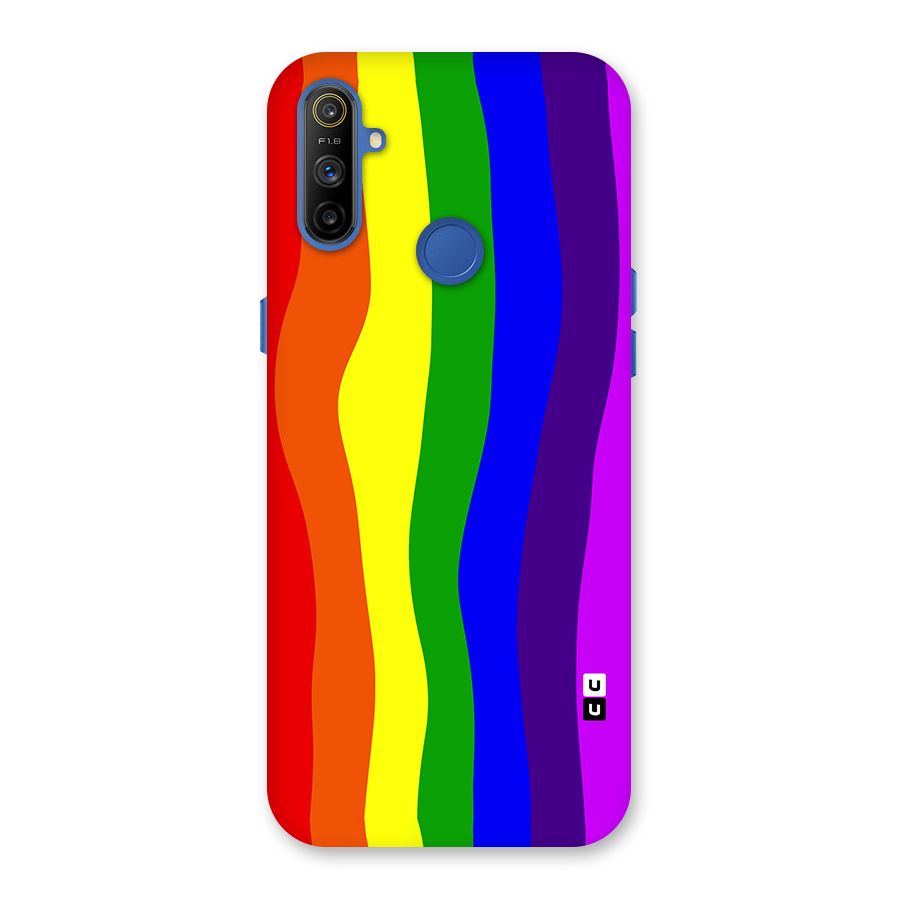 Rainbow Curves Back Case for Realme Narzo 10A