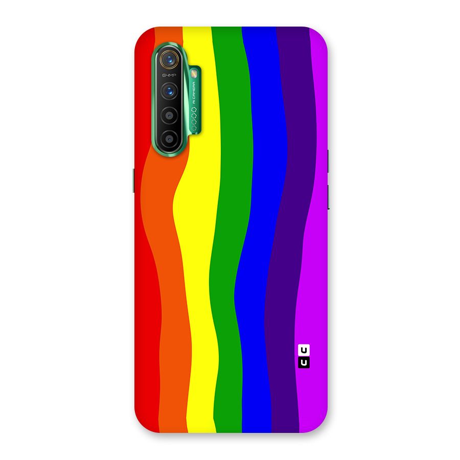 Rainbow Curves Glass Back Case for Realme X2