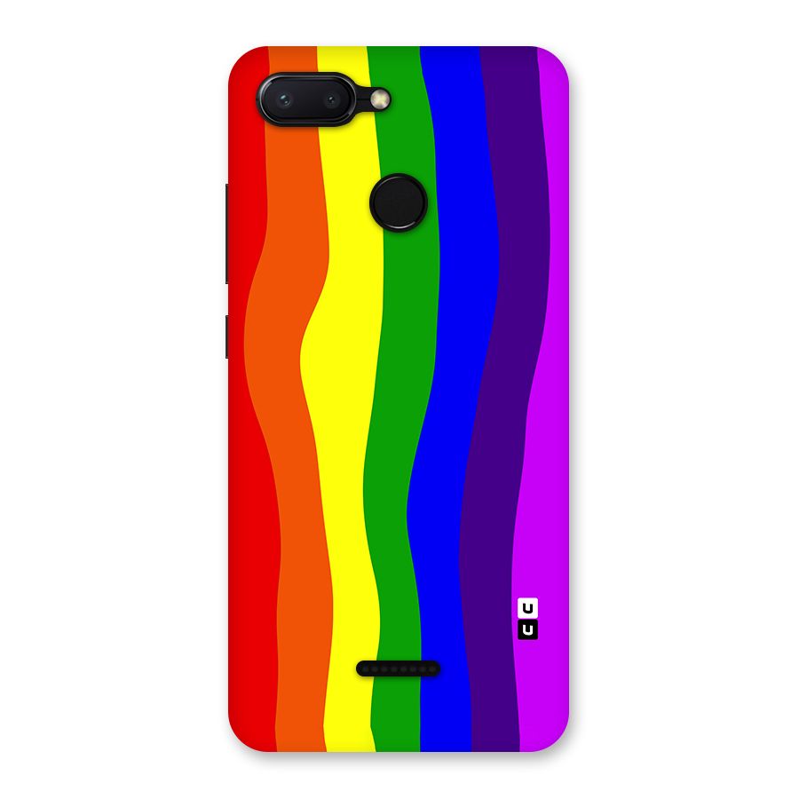 Rainbow Curves Back Case for Redmi 6