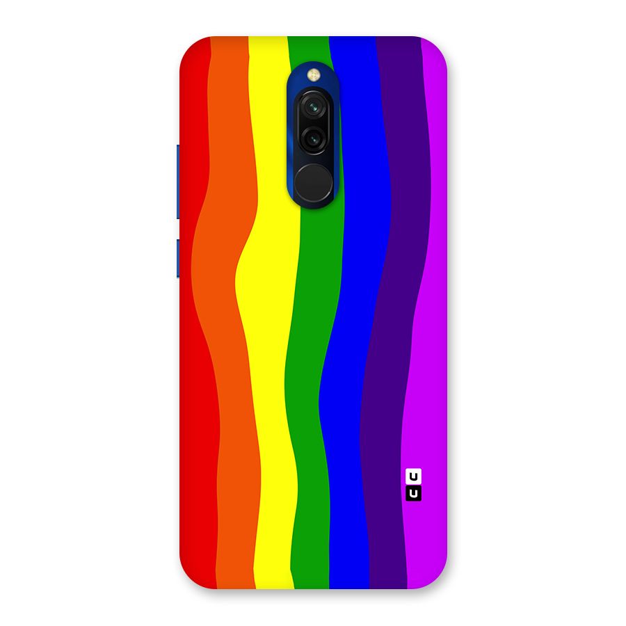Rainbow Curves Back Case for Redmi 8