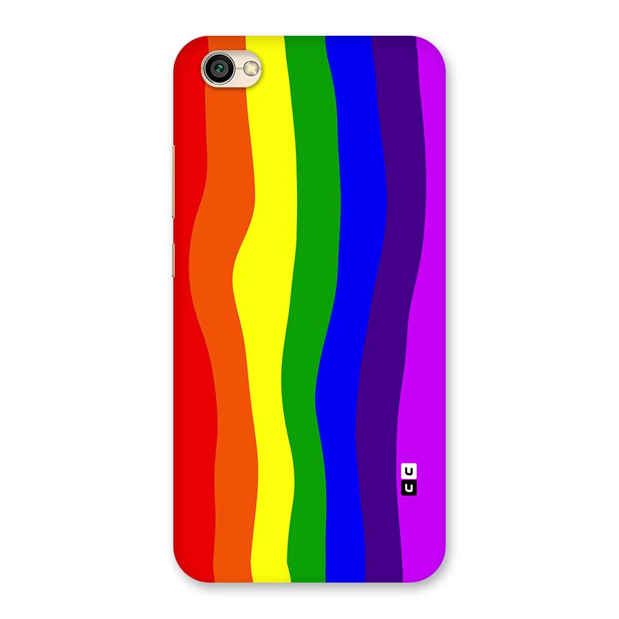 Rainbow Curves Back Case for Redmi Y1 Lite