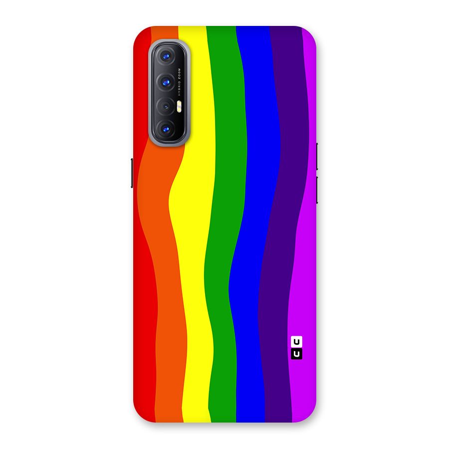 Rainbow Curves Back Case for Reno3 Pro