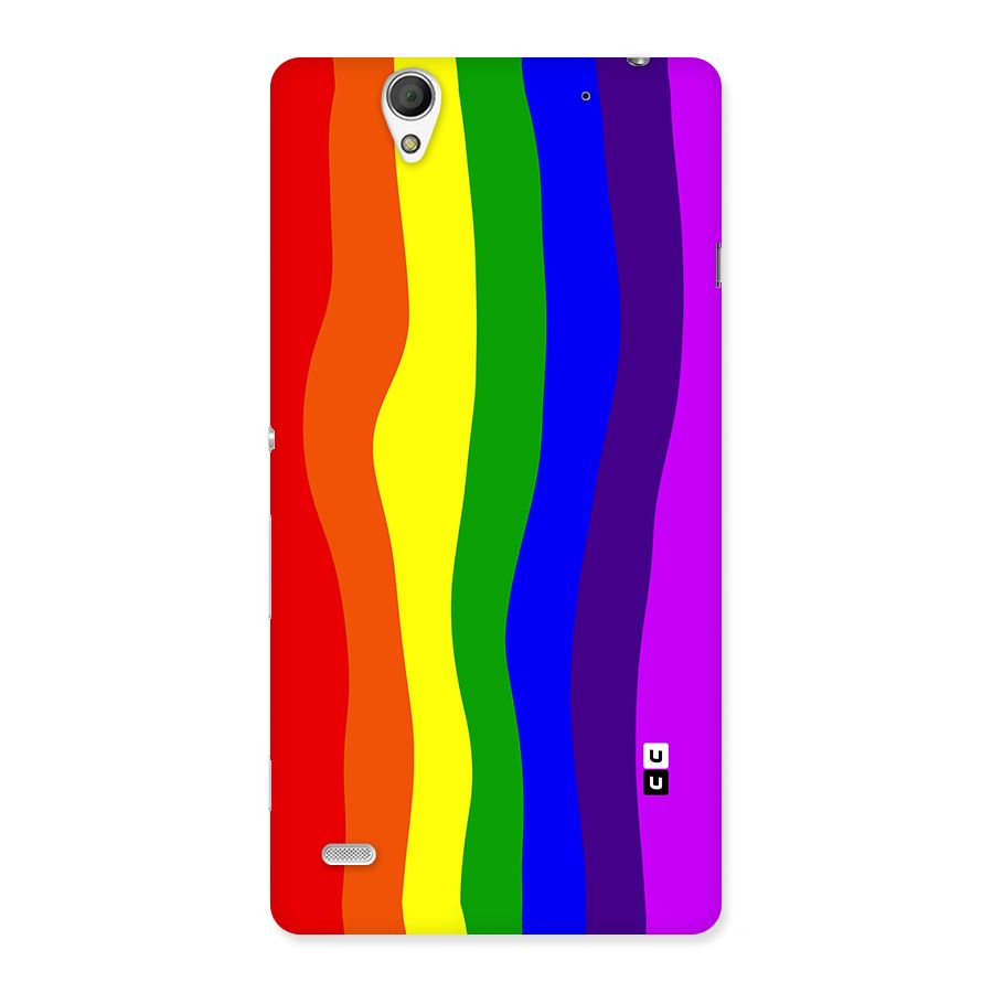 Rainbow Curves Back Case for Sony Xperia C4