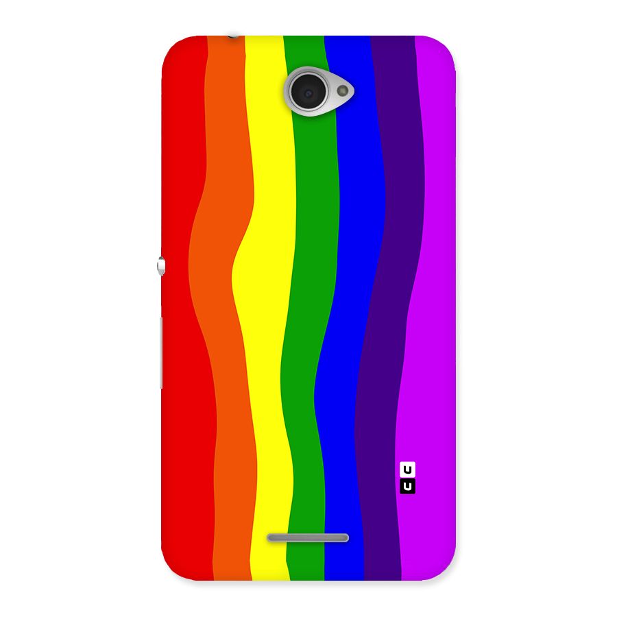 Rainbow Curves Back Case for Sony Xperia E4