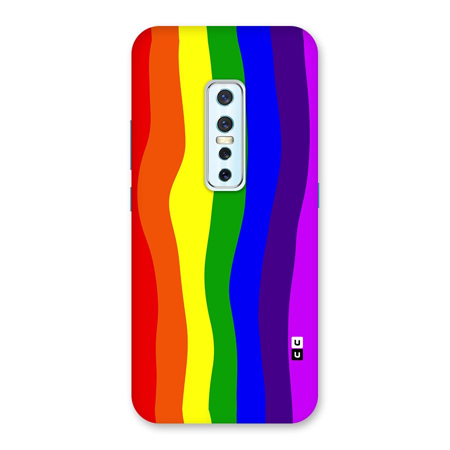 Rainbow Curves Back Case for Vivo V17 Pro