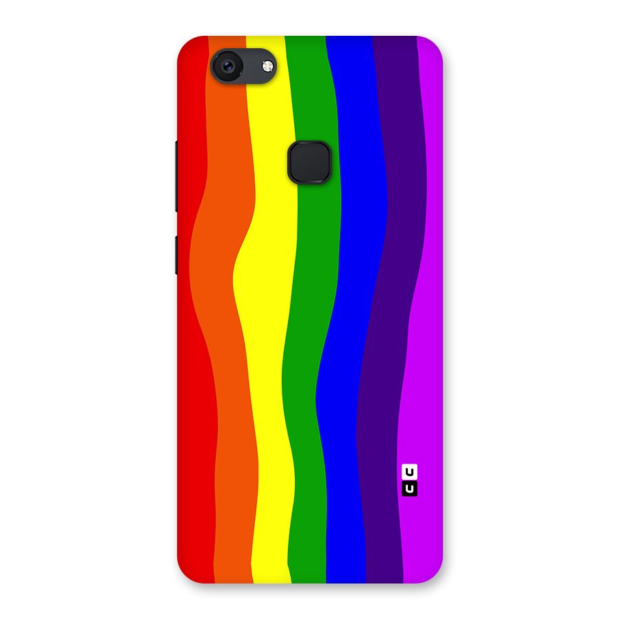 Rainbow Curves Back Case for Vivo V7 Plus