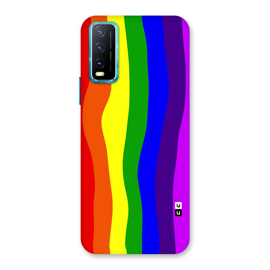 Rainbow Curves Back Case for Vivo Y20A