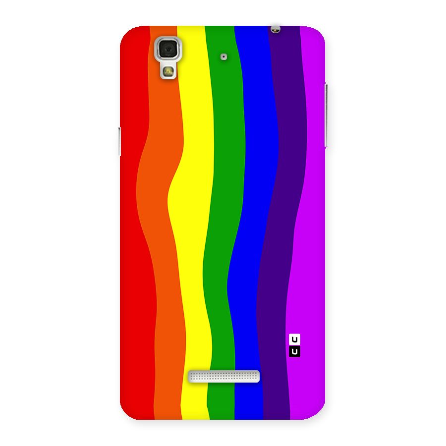 Rainbow Curves Back Case for Yu Yureka