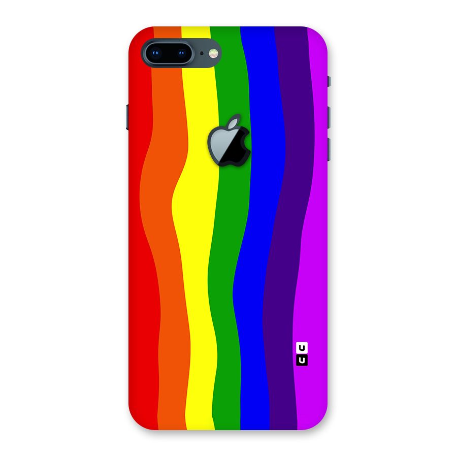Rainbow Curves Back Case for iPhone 7 Plus Apple Cut