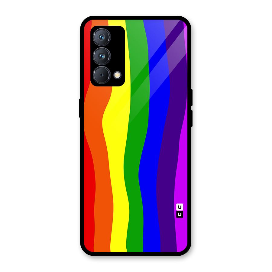 Rainbow Curves Glass Back Case for Realme GT Master Edition