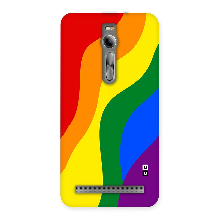 Rainbow Slant Curves Back Case for Asus Zenfone 2