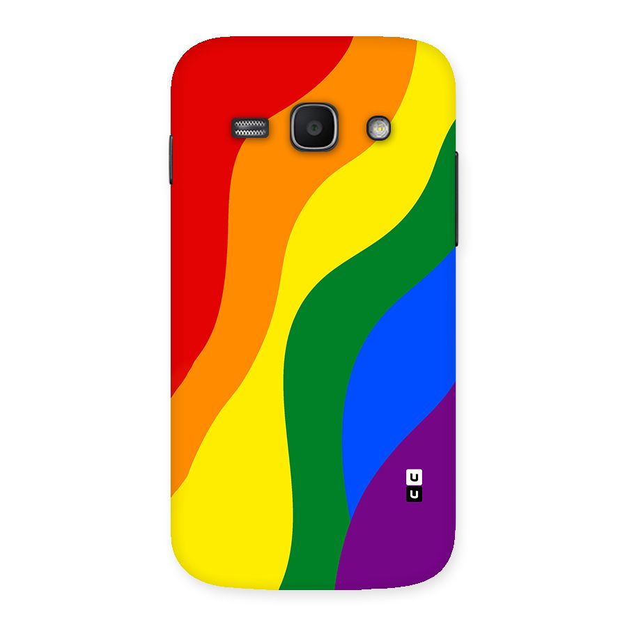 Rainbow Slant Curves Back Case for Galaxy Ace 3
