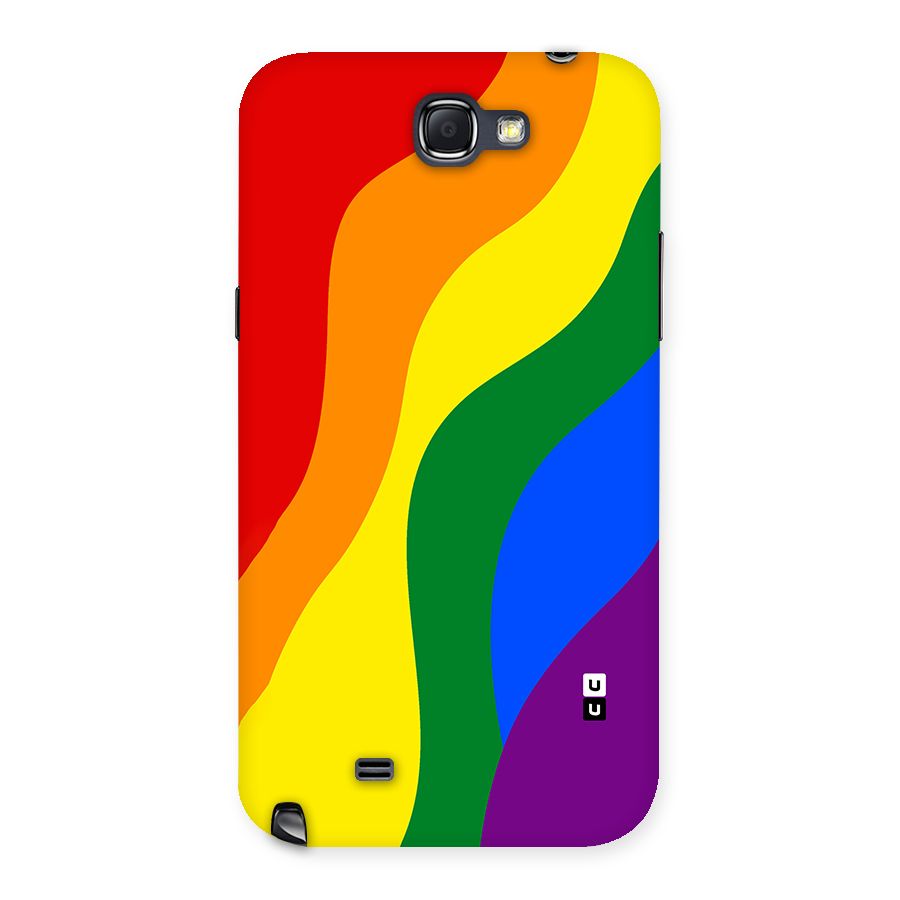 Rainbow Slant Curves Back Case for Galaxy Note 2