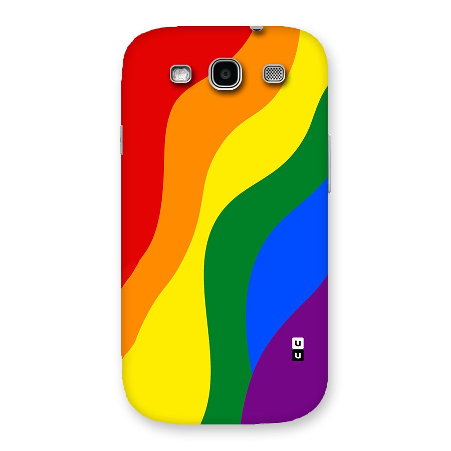 Rainbow Slant Curves Back Case for Galaxy S3
