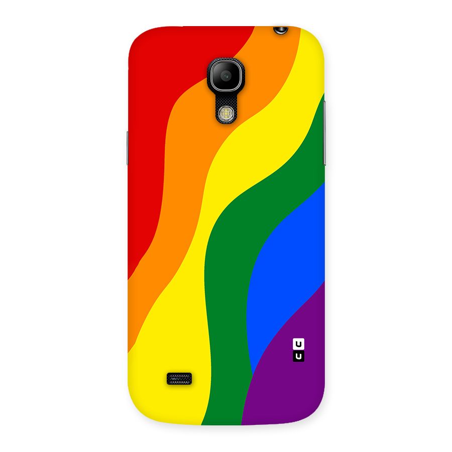 Rainbow Slant Curves Back Case for Galaxy S4 Mini