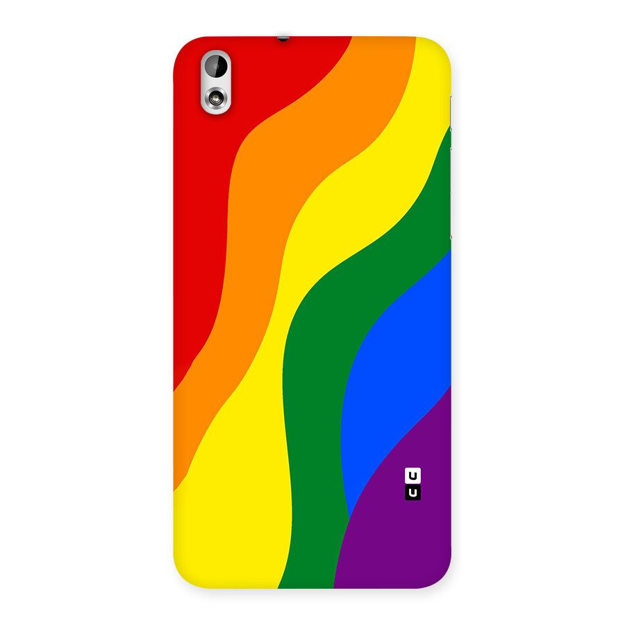 Rainbow Slant Curves Back Case for HTC Desire 816g