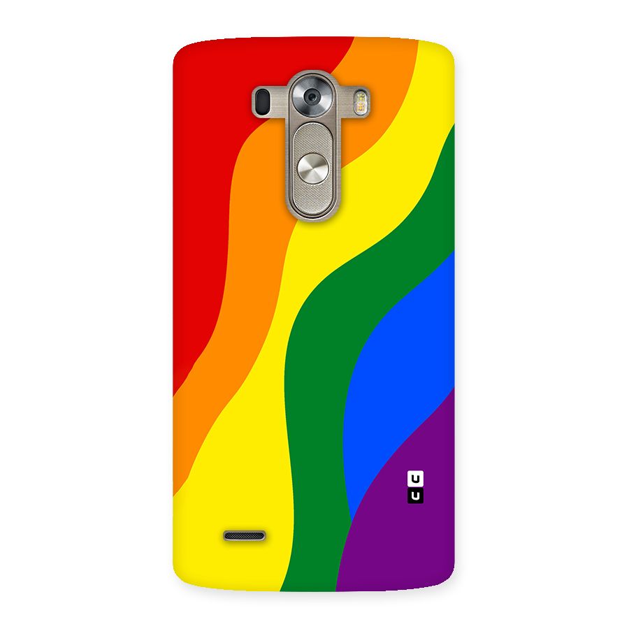 Rainbow Slant Curves Back Case for LG G3