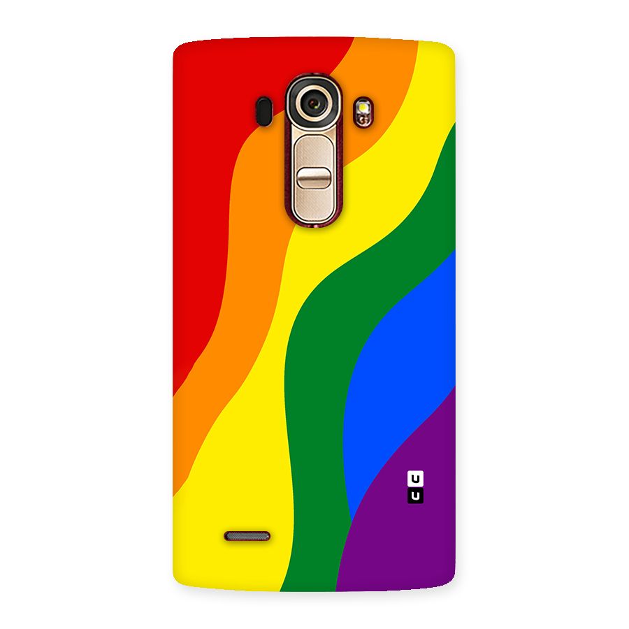 Rainbow Slant Curves Back Case for LG G4