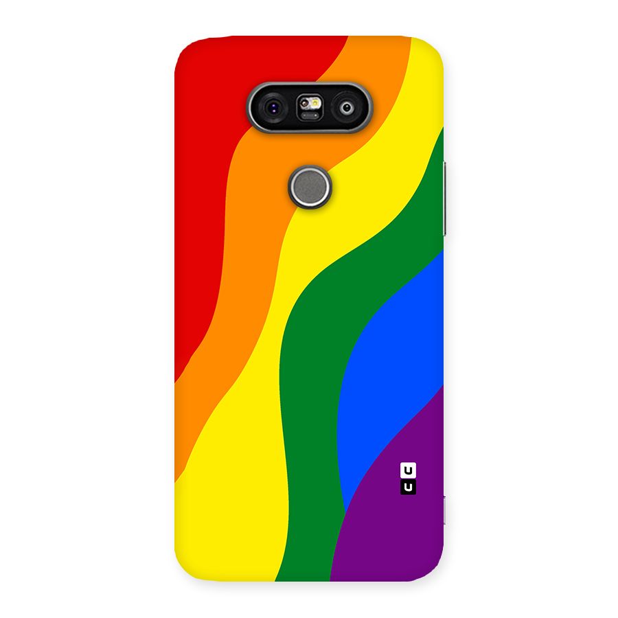 Rainbow Slant Curves Back Case for LG G5