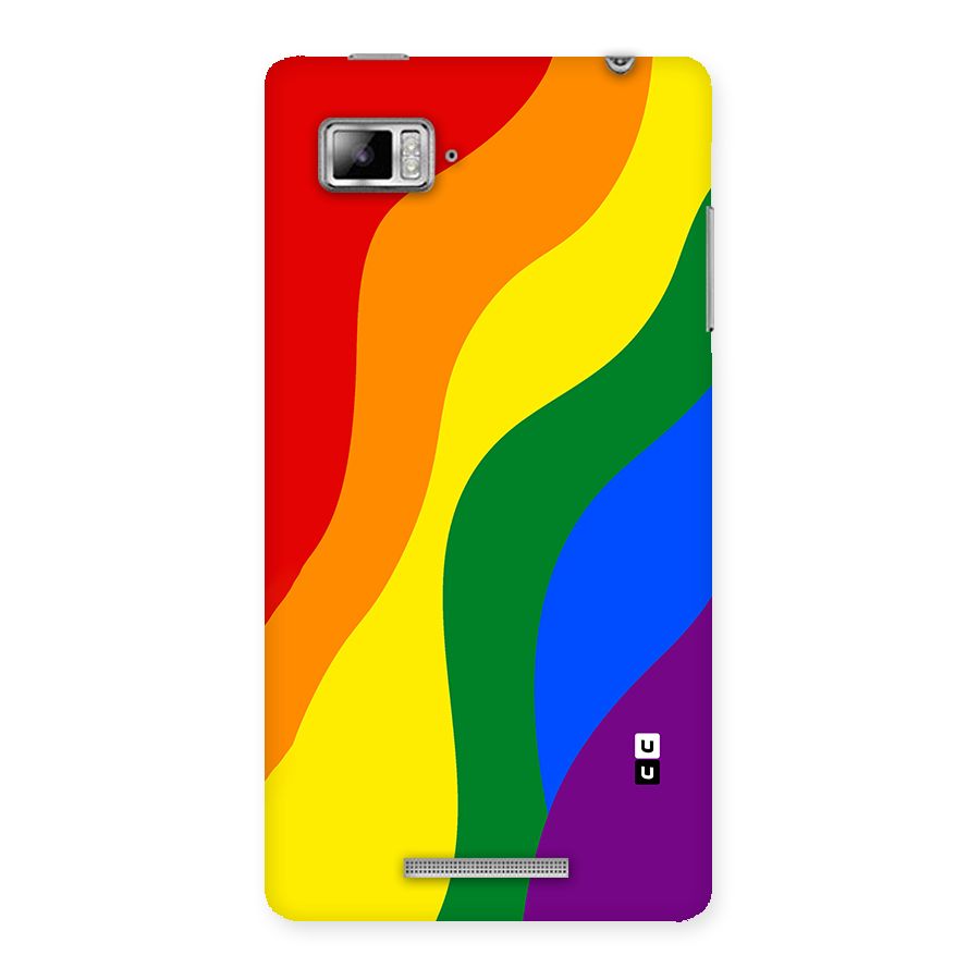 Rainbow Slant Curves Back Case for Lenovo Vibe Z K910