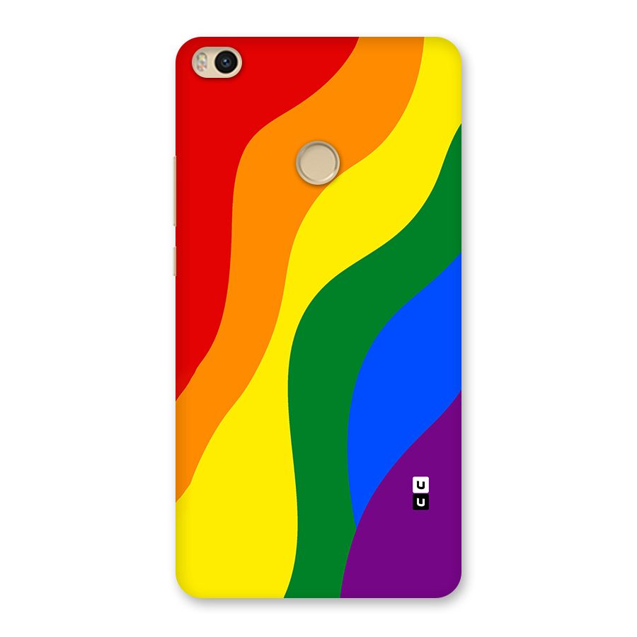 Rainbow Slant Curves Back Case for Mi Max 2