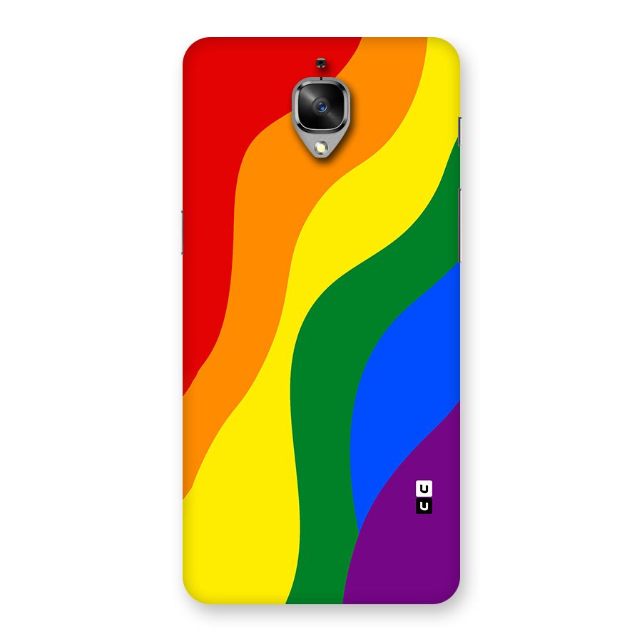 Rainbow Slant Curves Back Case for OnePlus 3