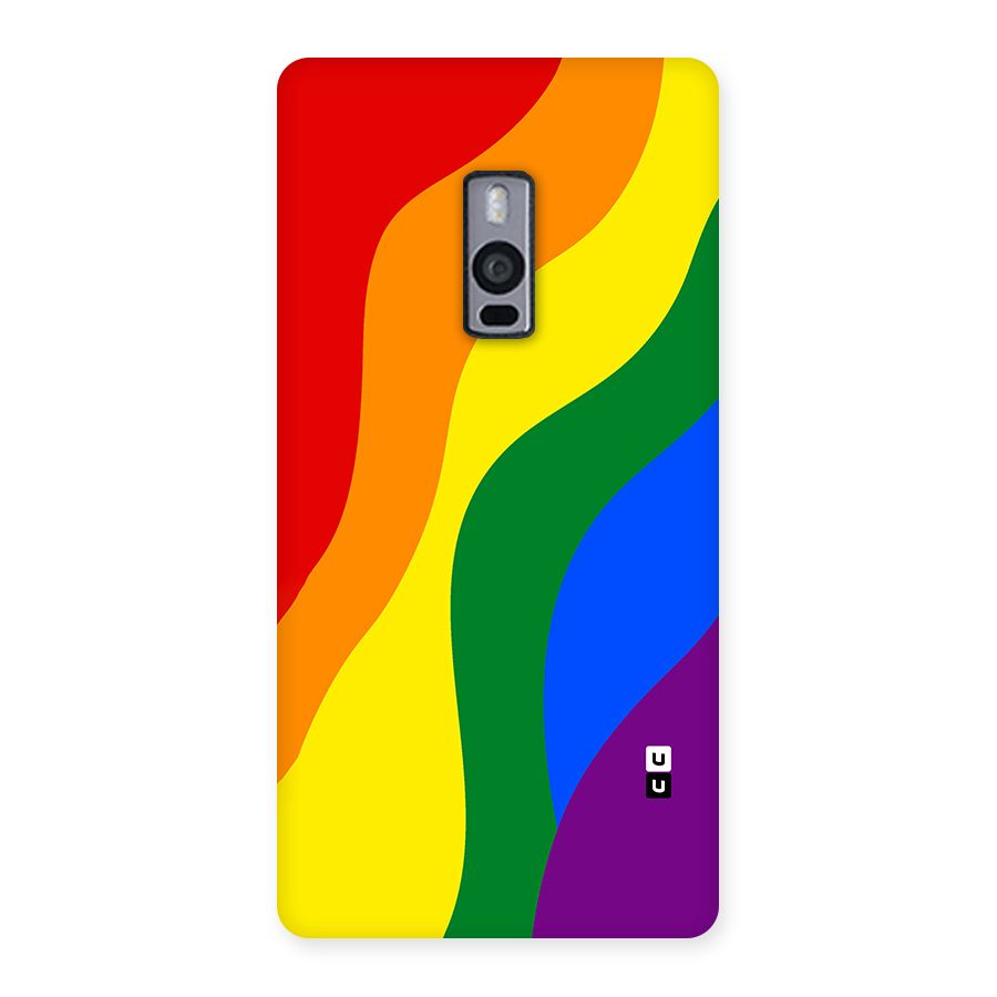 Rainbow Slant Curves Back Case for OnePlus Two