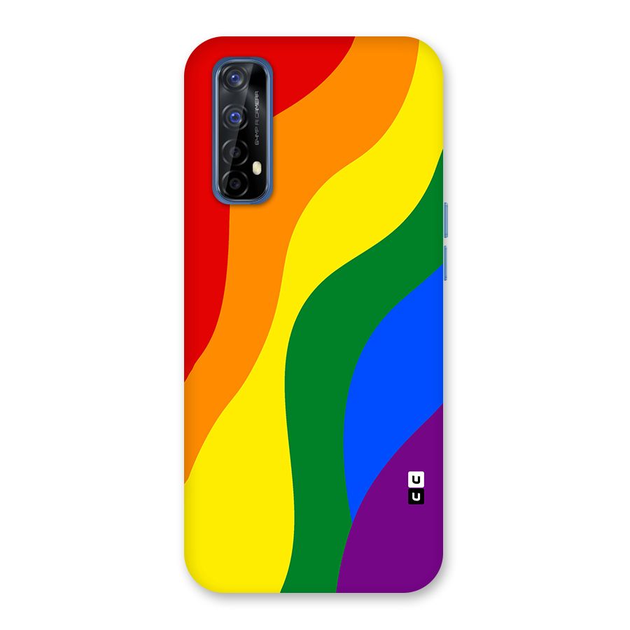 Rainbow Slant Curves Back Case for Realme Narzo 20 Pro
