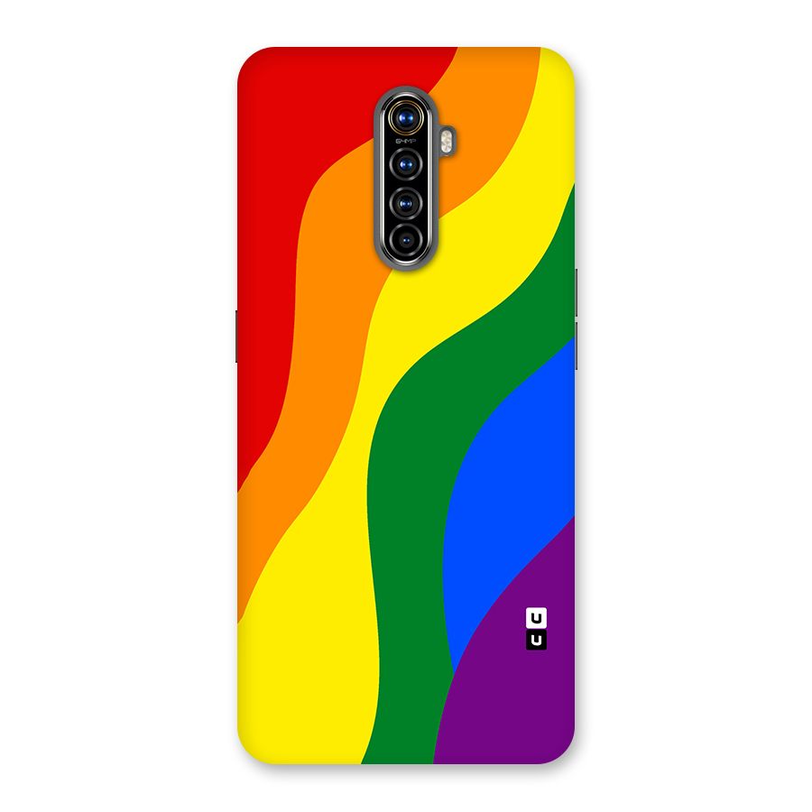 Rainbow Slant Curves Back Case for Realme X2 Pro