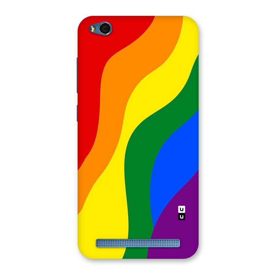 Rainbow Slant Curves Back Case for Redmi 5A
