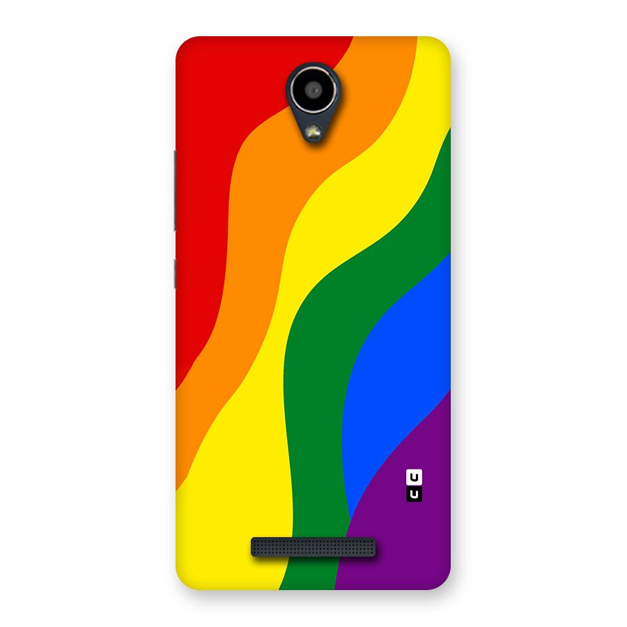 Rainbow Slant Curves Back Case for Redmi Note 2