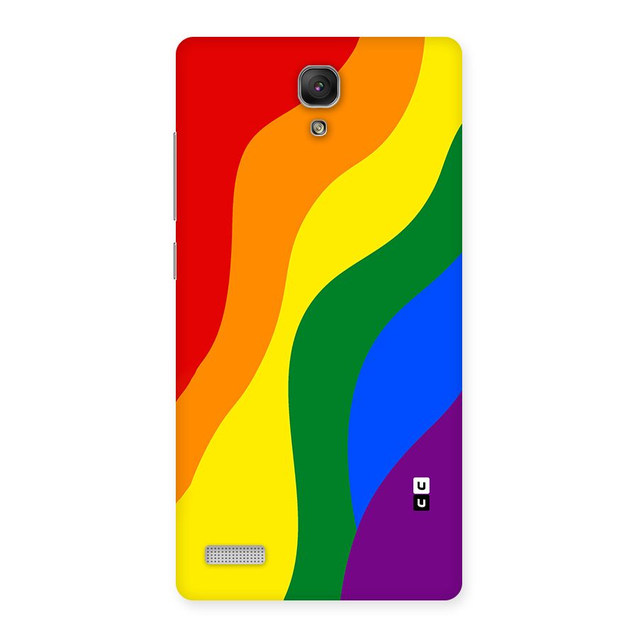 Rainbow Slant Curves Back Case for Redmi Note Prime