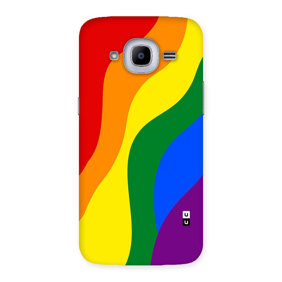 Rainbow Slant Curves Back Case for Samsung Galaxy J2 2016