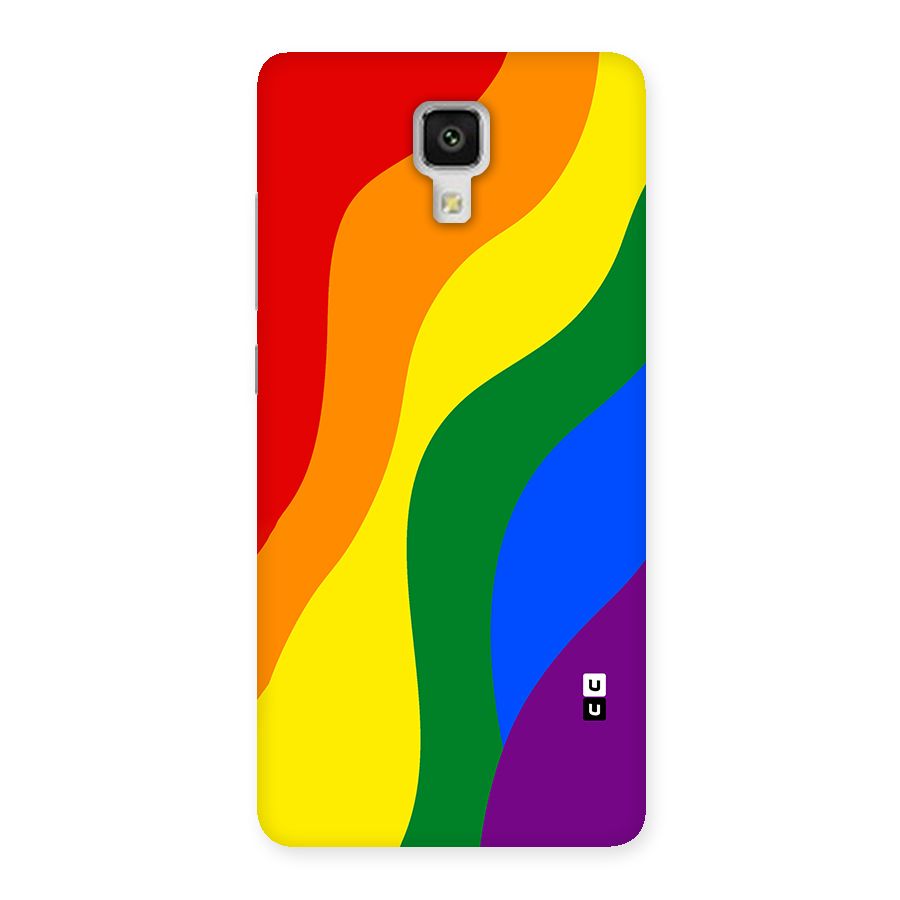 Rainbow Slant Curves Back Case for Xiaomi Mi 4
