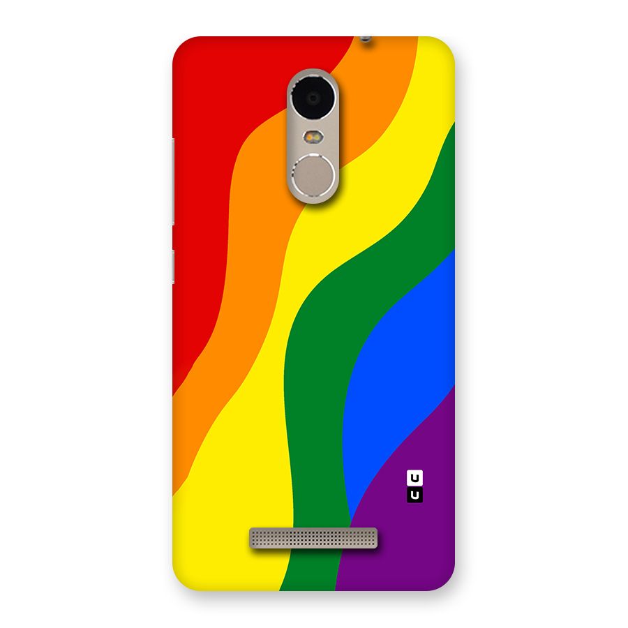 Rainbow Slant Curves Back Case for Xiaomi Redmi Note 3