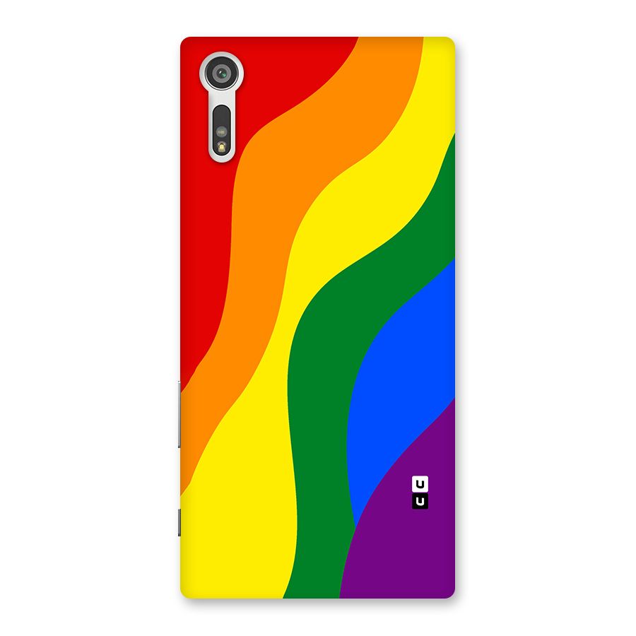 Rainbow Slant Curves Back Case for Xperia XZ