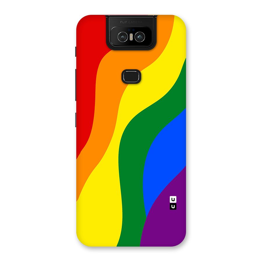 Rainbow Slant Curves Back Case for Zenfone 6z