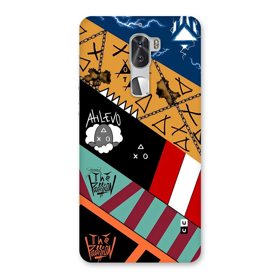 Random Abstracts Art Slant Stripes Back Case for Coolpad Cool 1