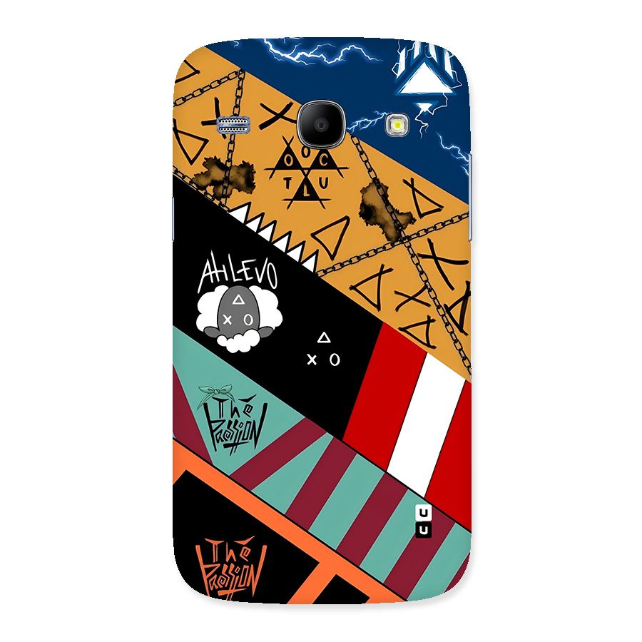 Random Abstracts Art Slant Stripes Back Case for Galaxy Core