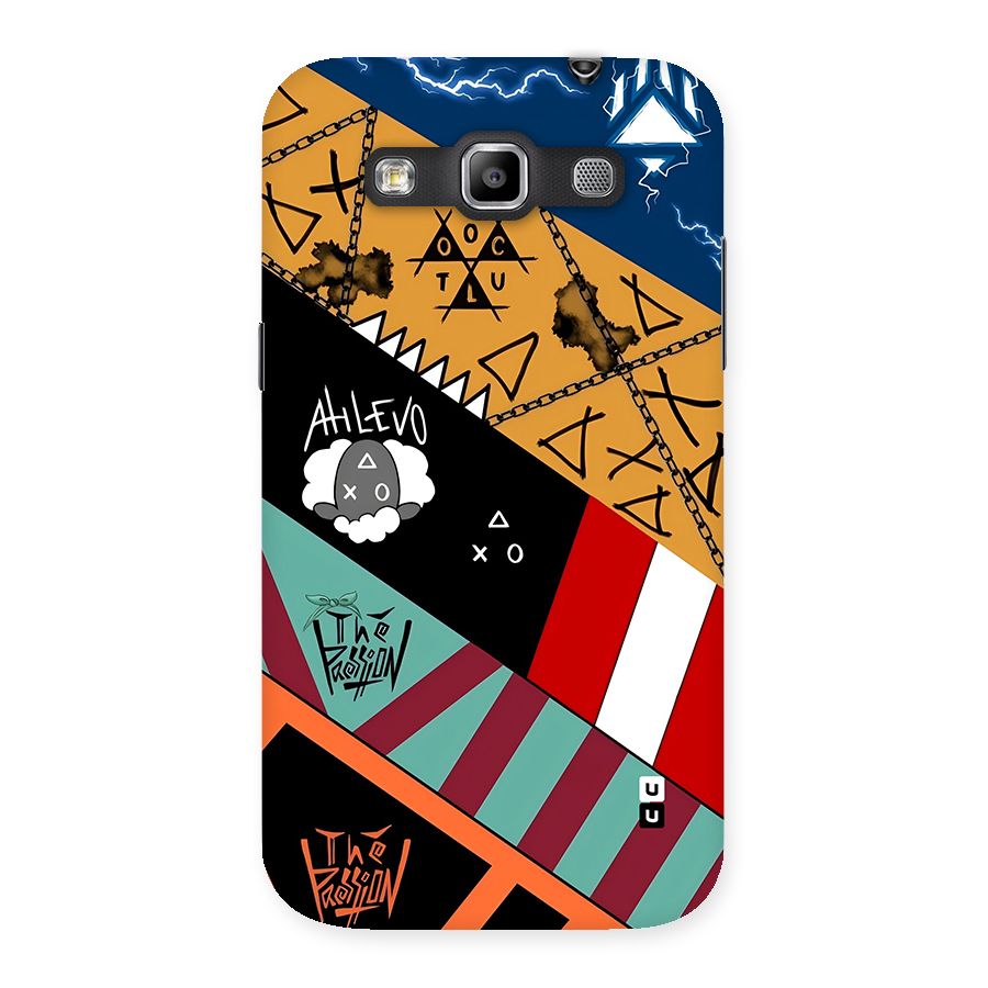 Random Abstracts Art Slant Stripes Back Case for Galaxy Grand Quattro