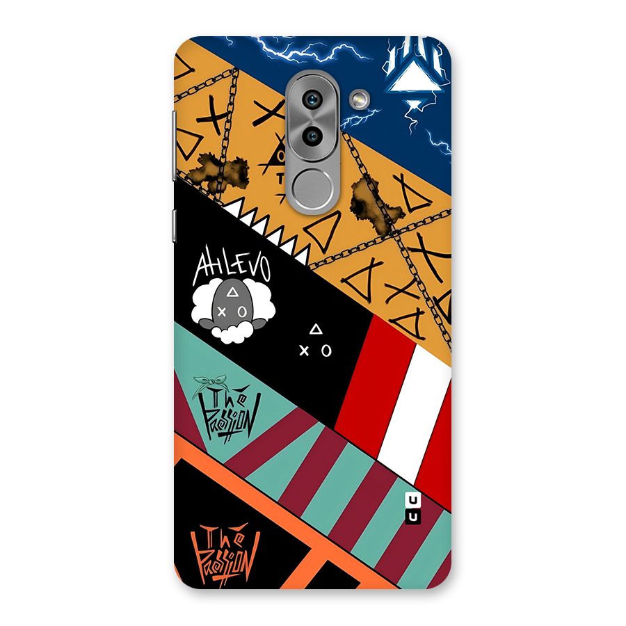 Random Abstracts Art Slant Stripes Back Case for Honor 6X