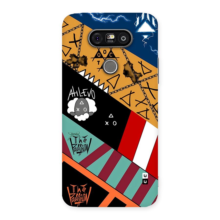 Random Abstracts Art Slant Stripes Back Case for LG G5