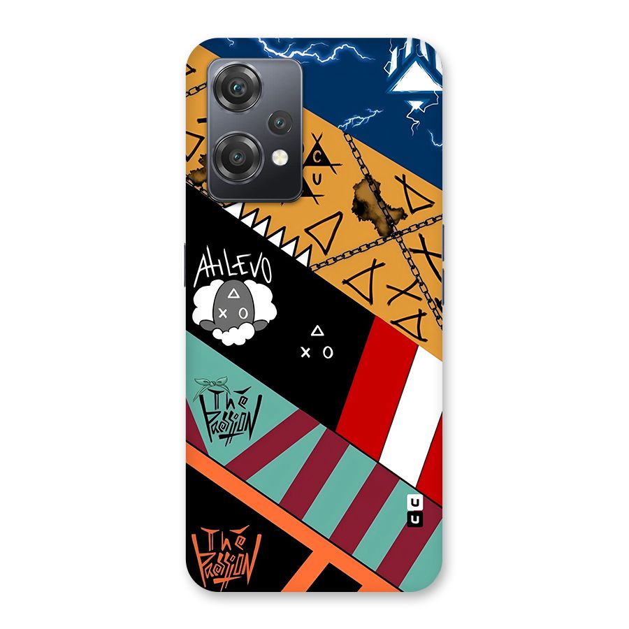 Random Abstracts Art Slant Stripes Back Case for OnePlus Nord CE 2 Lite 5G
