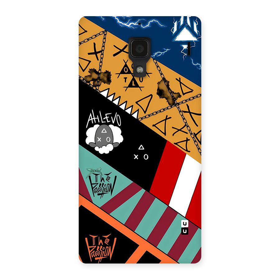 Random Abstracts Art Slant Stripes Back Case for Redmi 1s