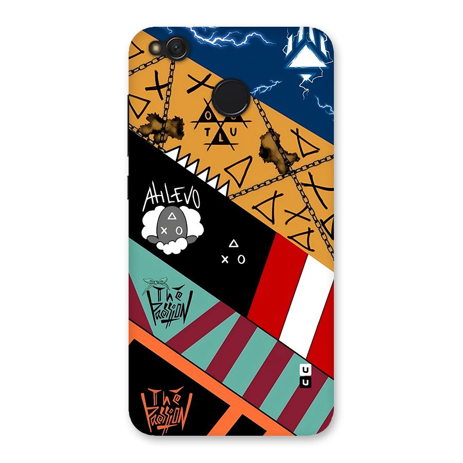 Random Abstracts Art Slant Stripes Back Case for Redmi 4