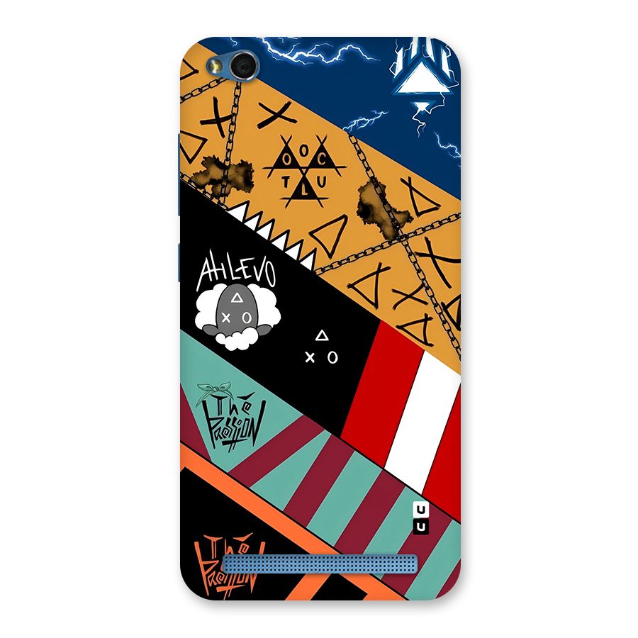 Random Abstracts Art Slant Stripes Back Case for Redmi 5A