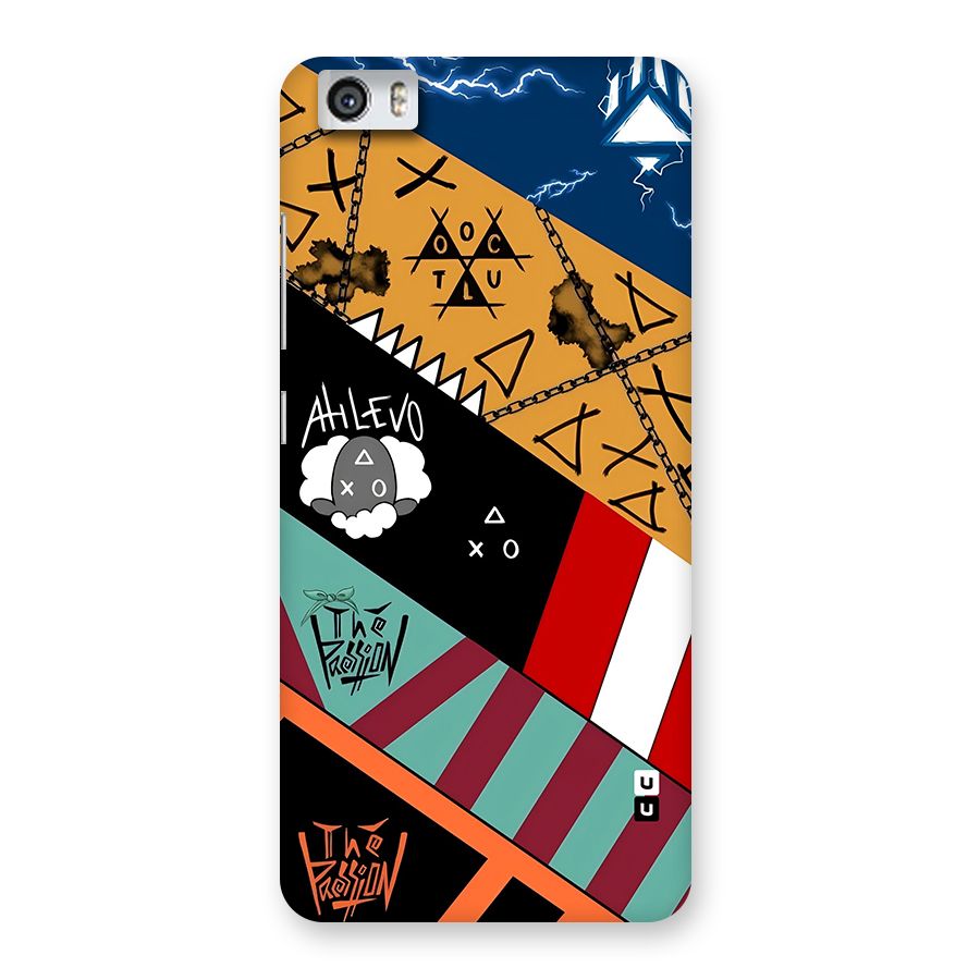 Random Abstracts Art Slant Stripes Back Case for Redmi Mi 5