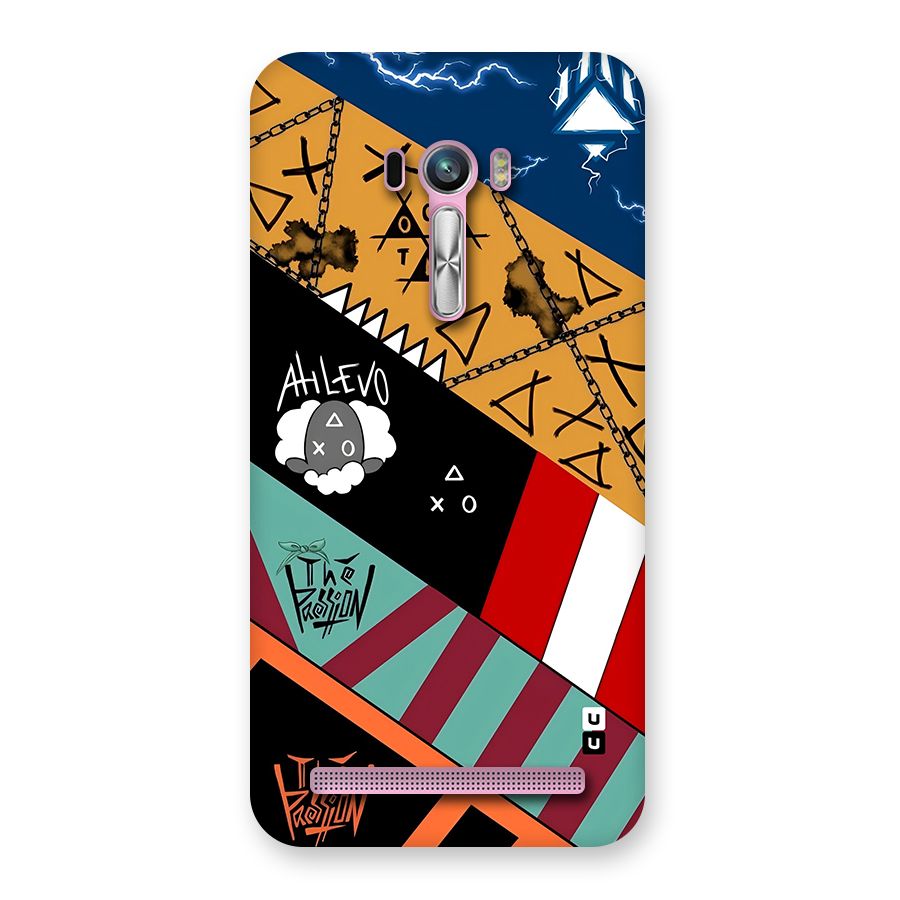 Random Abstracts Art Slant Stripes Back Case for Zenfone Selfie