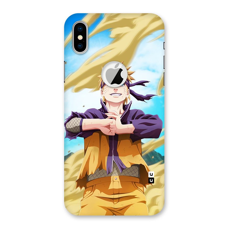 Ready Naruto Back Case for iPhone X Logo Cut